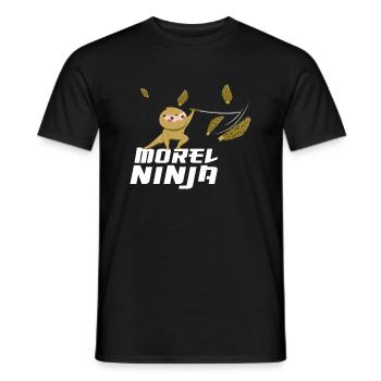 Pilze sammeln Pilzsammler - Männer T-Shirt - Schwarz - Vorne - AI Model Male 178 light (178cm)