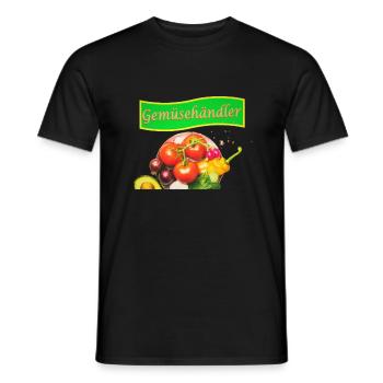 Greengrocer - Men's T-Shirt - black - Front - AI Model Male 178 light (178cm)