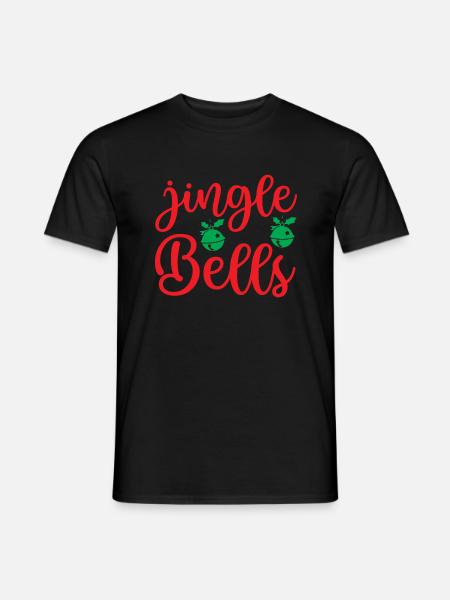 Jingle Bells - Weihnachtsfeier - Männer T-Shirt - Schwarz
