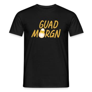 guten-morgen-bayerisch - Männer T-Shirt - Schwarz - Vorne - AI Model Male 178 light (178cm)