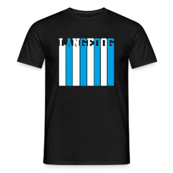 Nordsee Langeoog - Männer T-Shirt - Schwarz - Vorne - AI Model Male 178 light (178cm)