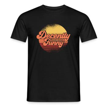 Black Humor Sarcasm Irony Gift - Men's T-Shirt - black - Front - AI Model Male 178 light (178cm)