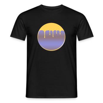 Il est en cours d’exécution - T-shirt homme - noir - Devant - AI Model Male 178 light (178cm)