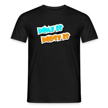 home is where my horse is - Männer T-Shirt - Schwarz - Vorne - AI Model Male 178 light (178cm)