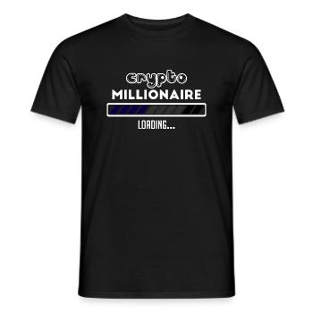 Bitcoin Trading Crypto Stocks - T-shirt homme - noir - Devant - AI Model Male 178 light (178cm)