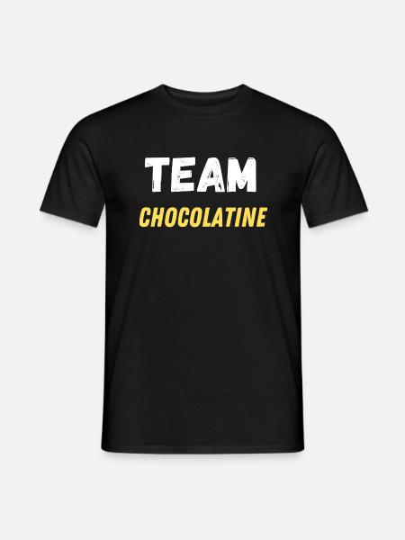 team chocolatine - T-shirt homme - noir