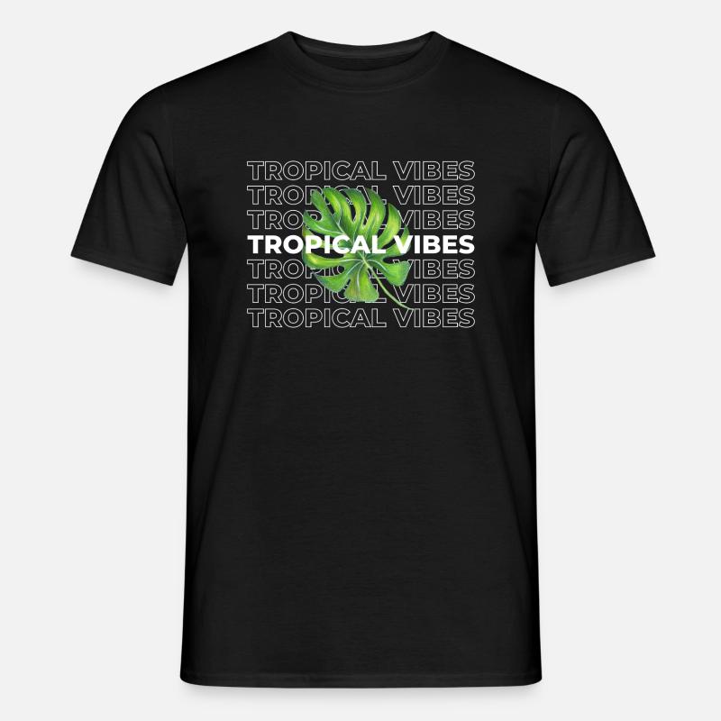 Tropical Vibes - Männer T-Shirt - Schwarz