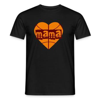 Basketball mum - Männer T-Shirt - Schwarz - Vorne - AI Model Male 178 light (178cm)
