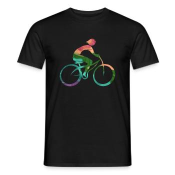 Cycliste - T-shirt homme - noir - Devant - AI Model Male 178 light (178cm)