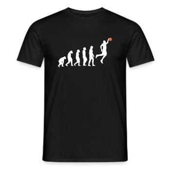 Basket-ball - T-shirt homme - noir - Devant - AI Model Male 178 light (178cm)