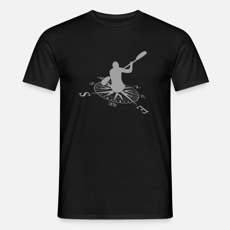 Paddeln - Männer T-Shirt - Schwarz