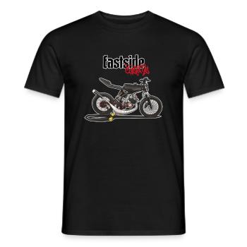 S51 (Personnalisé) // Illustration - T-shirt homme - noir - Devant - AI Model Male 178 light (178cm)