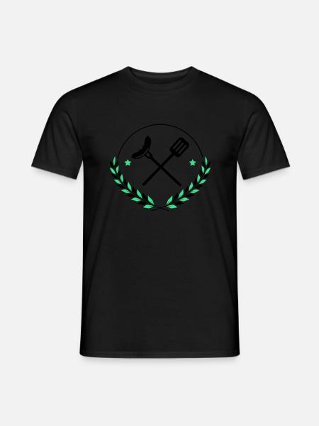 Grilling cutlery Grilling - Men's T-Shirt - black