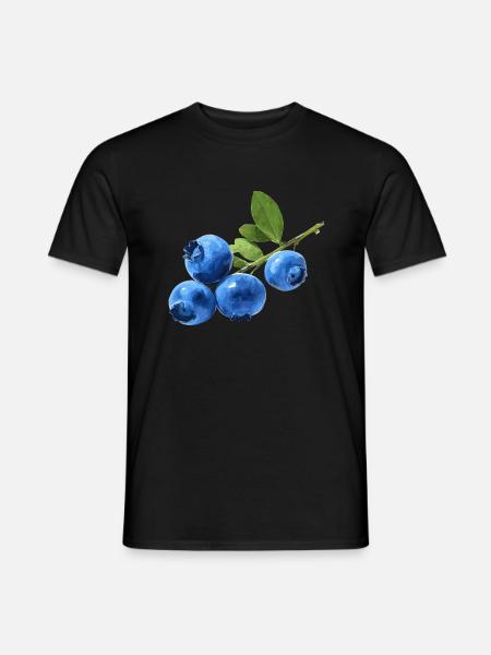 Blueberries - Men's T-Shirt - black
