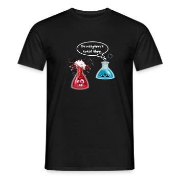 Chemie Nerd Geschenk zB Geburtstag Comic Chemikant - Männer T-Shirt - Schwarz - Vorne - AI Model Male 178 light (178cm)