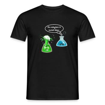 Chemie Nerd Geschenk zB Geburtstag Comic Chemikant - Männer T-Shirt - Schwarz - Vorne - AI Model Male 178 light (178cm)