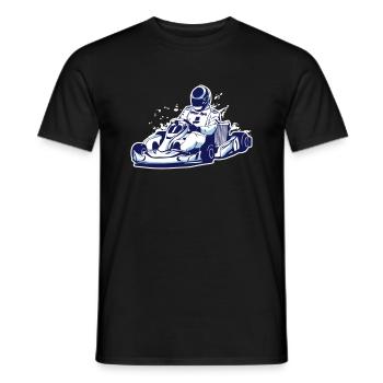 Kart - Go Kart - Karting - Men's T-Shirt - black - Front - AI Model Male 178 light (178cm)