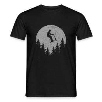 Scooter Stunt Kick Scooter cadeau pour adolescents - T-shirt homme - noir - Devant - AI Model Male 178 light (178cm)