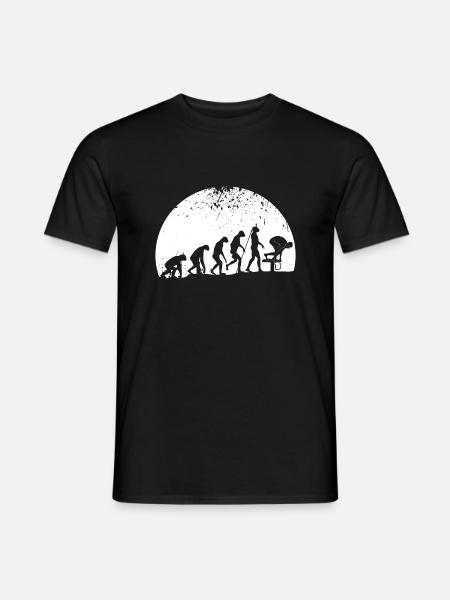 Schwimmen Evolution Schwimmer Geschenk - Männer T-Shirt - Schwarz
