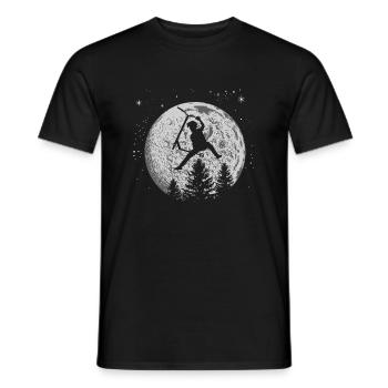 Scooter Stunt Tretroller Geschenk - Männer T-Shirt - Schwarz - Vorne - AI Model Male 178 light (178cm)
