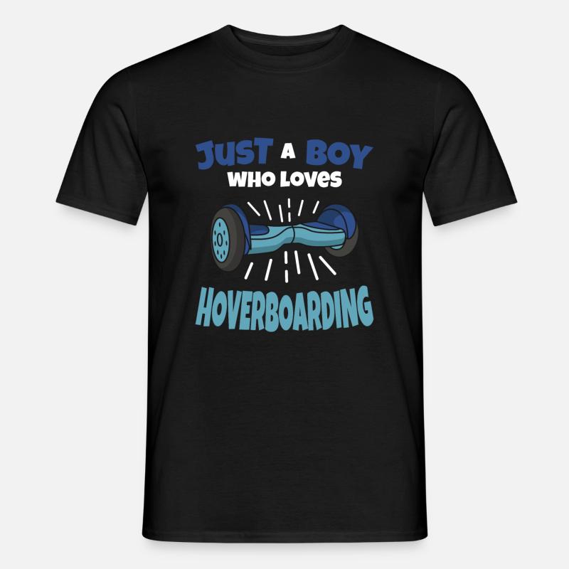 Hoverboard Junge Geschenkidee - Männer T-Shirt - Schwarz