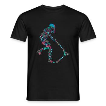 Stunt Scooter Roller Tretroller Jungen Kinder - Männer T-Shirt - Schwarz - Vorne - AI Model Male 178 light (178cm)