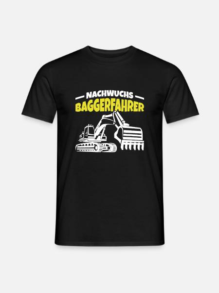 Nachwuchs Baggerfahrer Bagger Junge - Männer T-Shirt - Schwarz