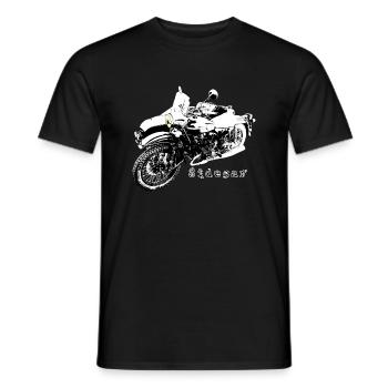 Sidecar - Men's T-Shirt - black - Front - AI Model Male 178 light (178cm)