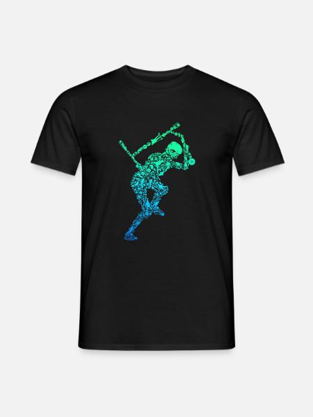 Scooter Roller Stunt Tretroller Kinder - Männer T-Shirt - Schwarz