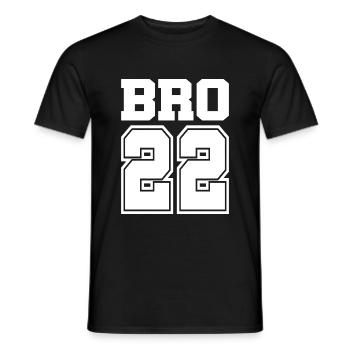 Brother 2022 Future Big Brother Gift Idea - Men's T-Shirt - black - Front - AI Model Male 178 light (178cm)