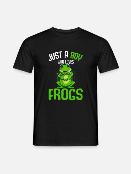 Frog Young Pet Frogs - Men's T-Shirt - black