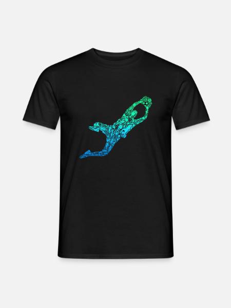 Football Goalkeeper Goalkeeper - Men's T-Shirt - black