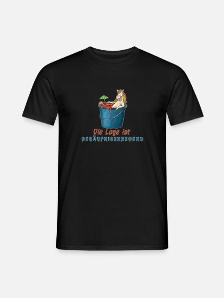 Besäufniserregend - Männer T-Shirt - Schwarz