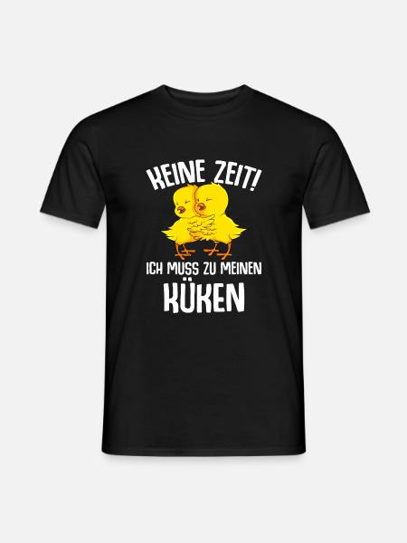Küken Landwirt Landwirtin Bauer Bäuerin - Männer T-Shirt - Schwarz