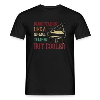 Retirement Plan I Plan On Playing Saxophone Musici - Männer T-Shirt - Schwarz - Vorne - AI Model Male 178 light (178cm)