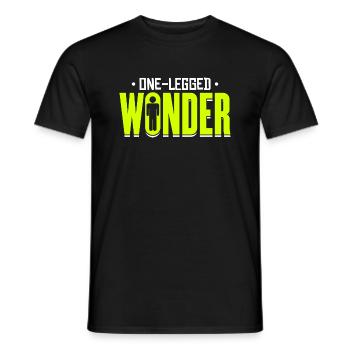 Bein Amputiert Arm Kämpfer Geschenk - Männer T-Shirt - Schwarz - Vorne - AI Model Male 178 light (178cm)