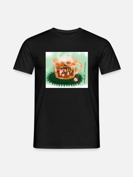 Tea break - Men's T-Shirt - black