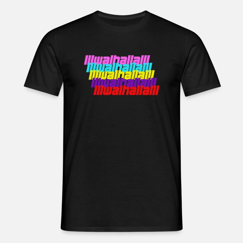 Walhalla - Männer T-Shirt - Schwarz