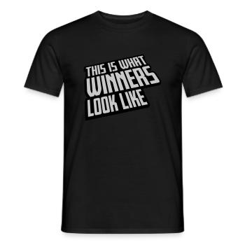 What Winners Look Like - Männer T-Shirt - Schwarz - Vorne - AI Model Male 178 light (178cm)