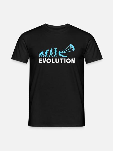 Evolution Kitesurf | Design pour Kitesurfer - T-shirt homme - noir