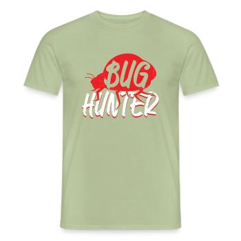 Bug Hunter - Men's T-Shirt - sage - Front - AI Model Male 178 light (178cm)