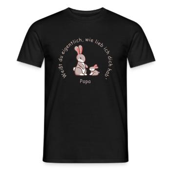 Vater, Papa | lieb haben - Männer T-Shirt - Schwarz - Vorne - AI Model Male 178 light (178cm)