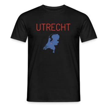 Utrecht Baby Gift: Utrecht Baby - Men's T-Shirt - black - Front - AI Model Male 178 light (178cm)