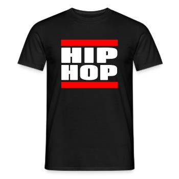 Designs HIP HOP impressionnants pour les amateurs de hip hop - T-shirt homme - noir - Devant - AI Model Male 178 light (178cm)