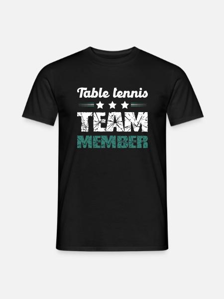 Table Tennis Team - Men's T-Shirt - black