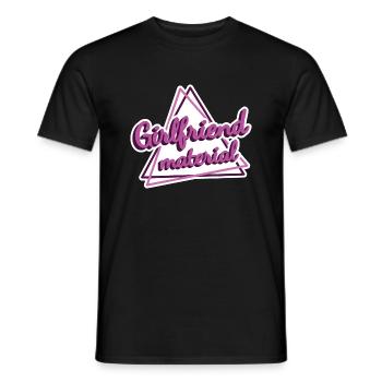 Freundin - Männer T-Shirt - Schwarz - Vorne - AI Model Male 178 light (178cm)