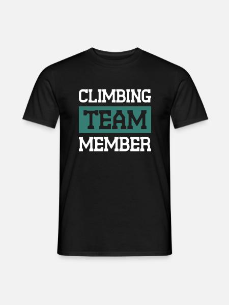 Climbing Team - Men's T-Shirt - black