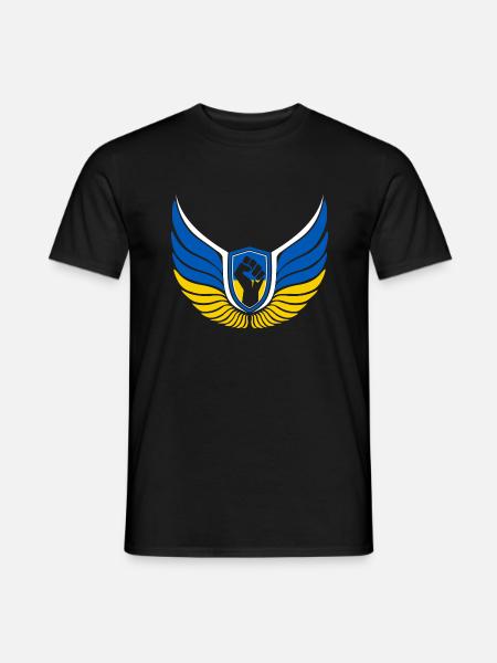 Ukraine Logo - Men's T-Shirt - black