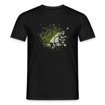Tennis - Men's T-Shirt - black - Front - AI Model Male 178 light (178cm)