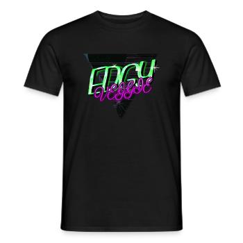 birthday present idea plant based pro vegan - Men's T-Shirt - black - Front - AI Model Male 178 light (178cm)